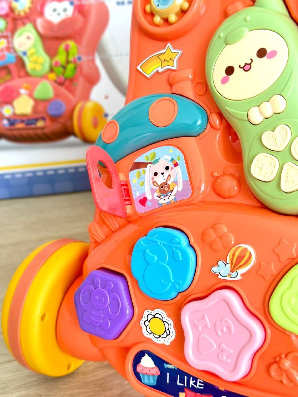 Ходунки-каталка детские TK Group YL622 музыкальный толокарь Оранжевый (1964981024) - фото 6 Ходунки-каталка детские TK Group YL622 музыкальный толокарь Оранжевый (1964981024) - фото 6