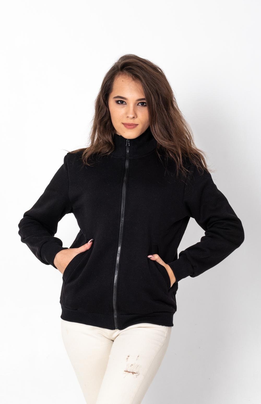 Кофта женская флисовая 9158 S Черный (30567629)