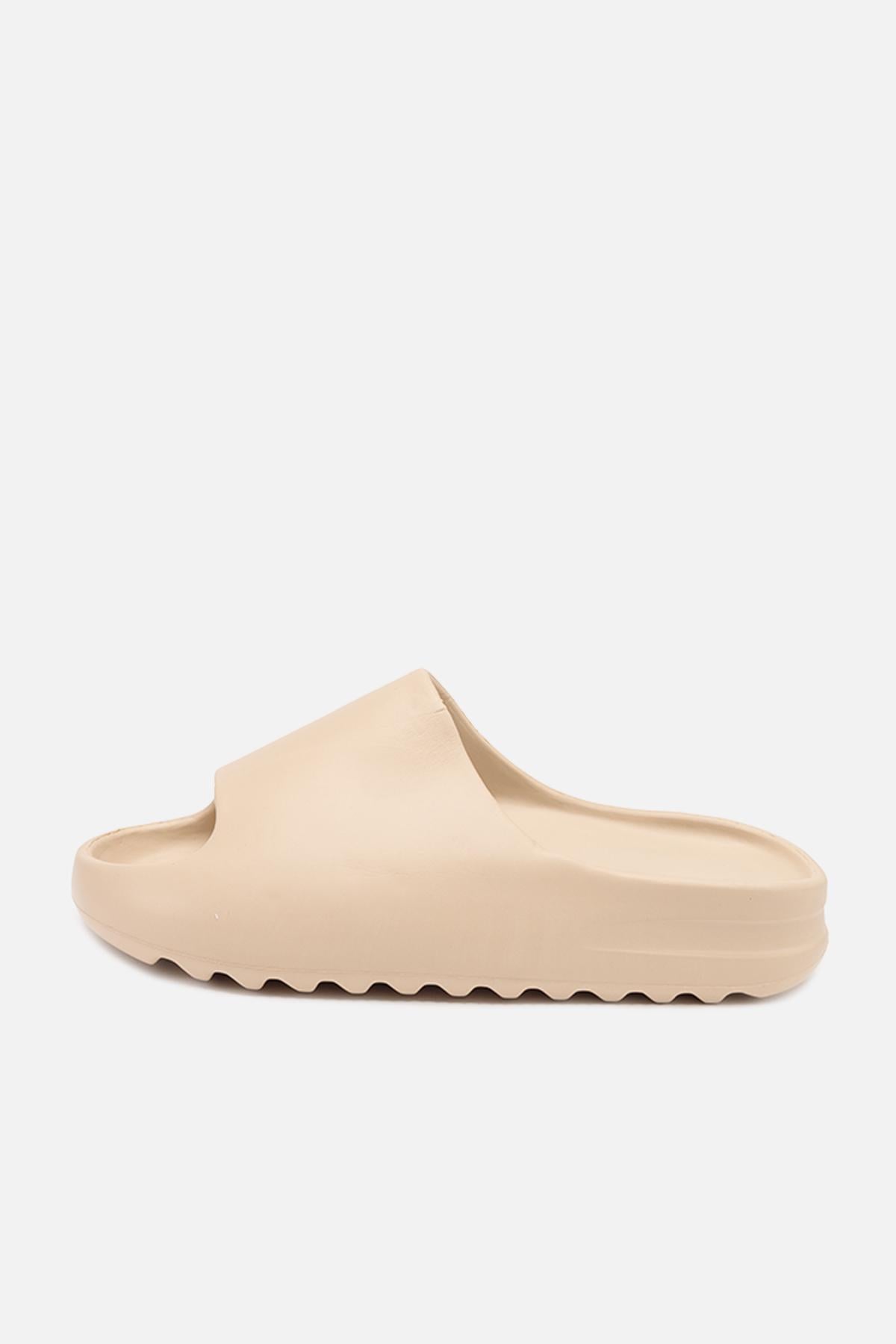 Шлепанцы женские ЦБ-00263870 р. 37 Бежевый (SKT001029757)