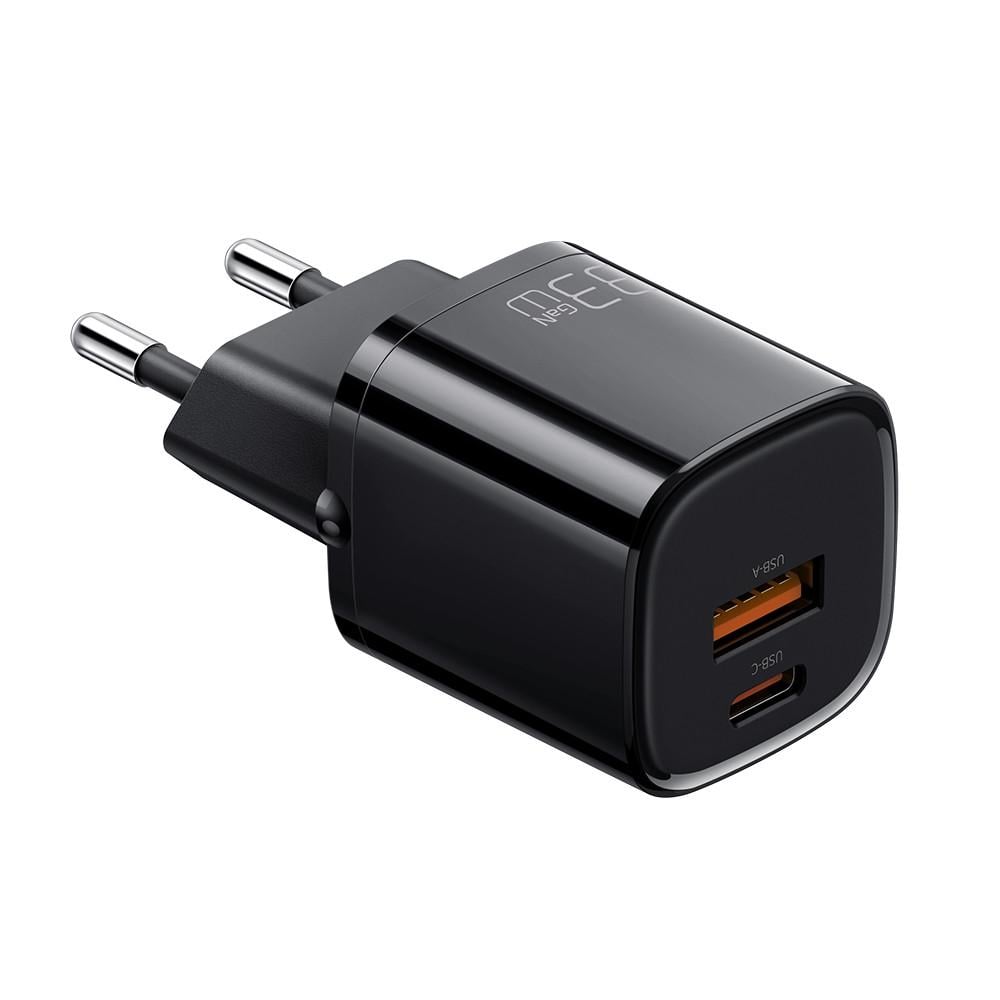 Зарядное устройство на 2 порта Mcdodo Nano Series 33W PD+QC Dual Port Charger Black (CH-0151) Зарядное устройство на 2 порта Mcdodo Nano Series 33W PD+QC Dual Port Charger Black (CH-0151)