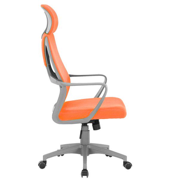 Крісло офісне Trisens TR895 Сірий/Помаранчевий - фото 3