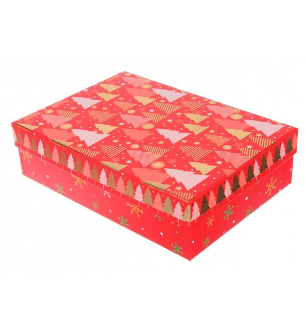 Подарочная коробка новогодняя Christmas tree 28,5x20,5x7,5 см (13244792)