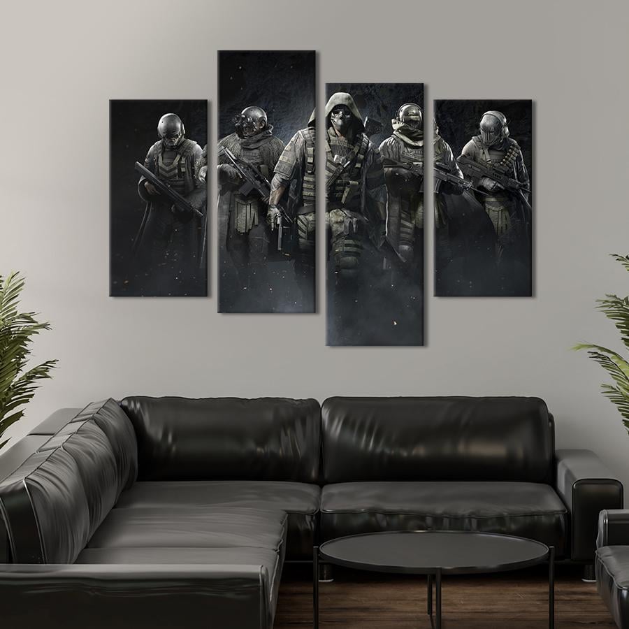 Картина на холсте Герои игры Tom Clancy’s Ghost Recon Breakpoint 149x106 см (1521-42) Картина на холсте Герои игры Tom Clancy’s Ghost Recon Breakpoint 149x106 см (1521-42)