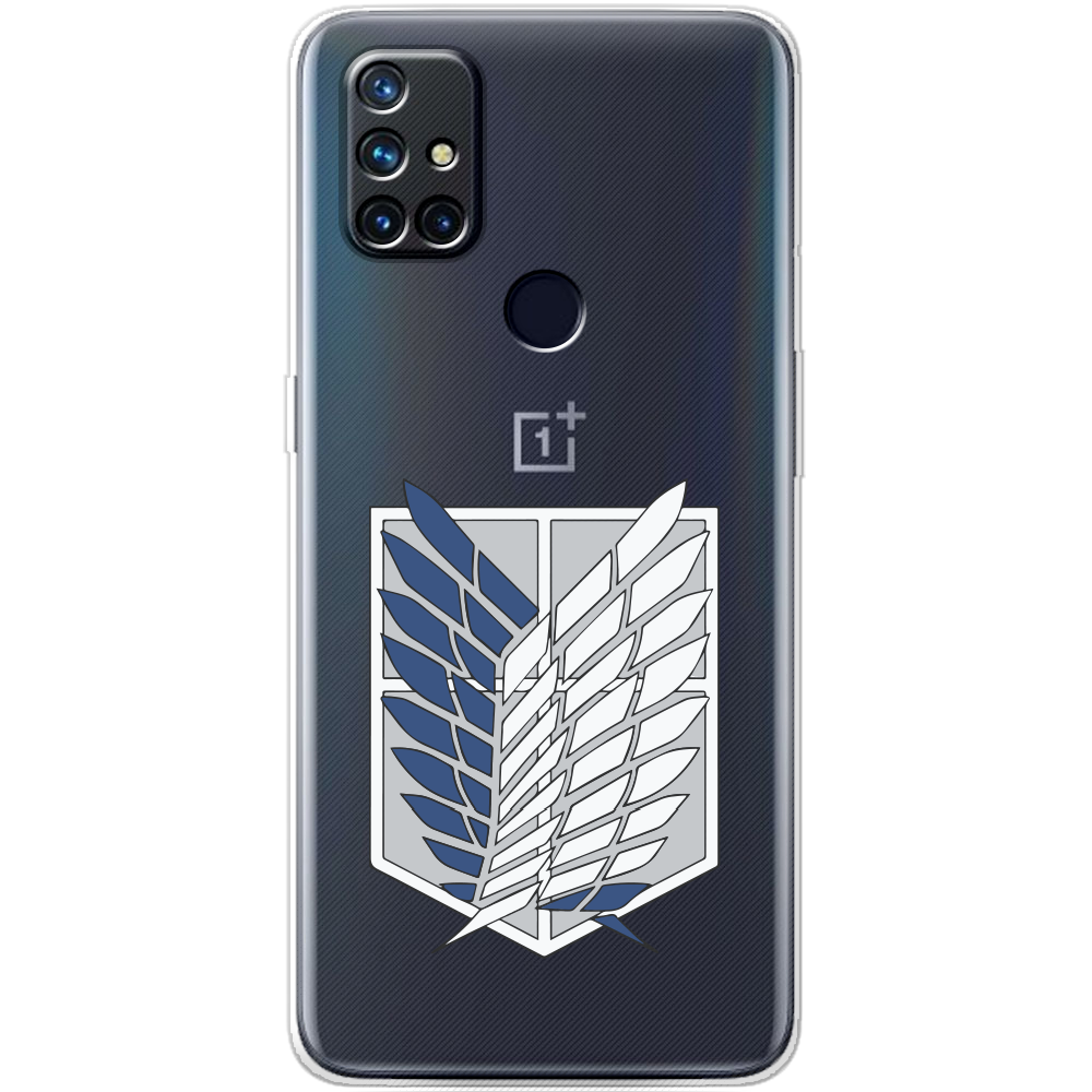 Чехол BoxFace OnePlus Nord N10 Атака Титанов Крылья Свободы Прозрачный силикон (43633-bk88-43633)