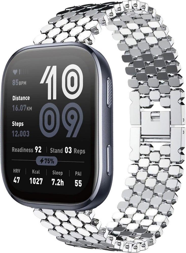 Браслет металлический Scaly для Amazfit Bip 6 Silver (40527-59)