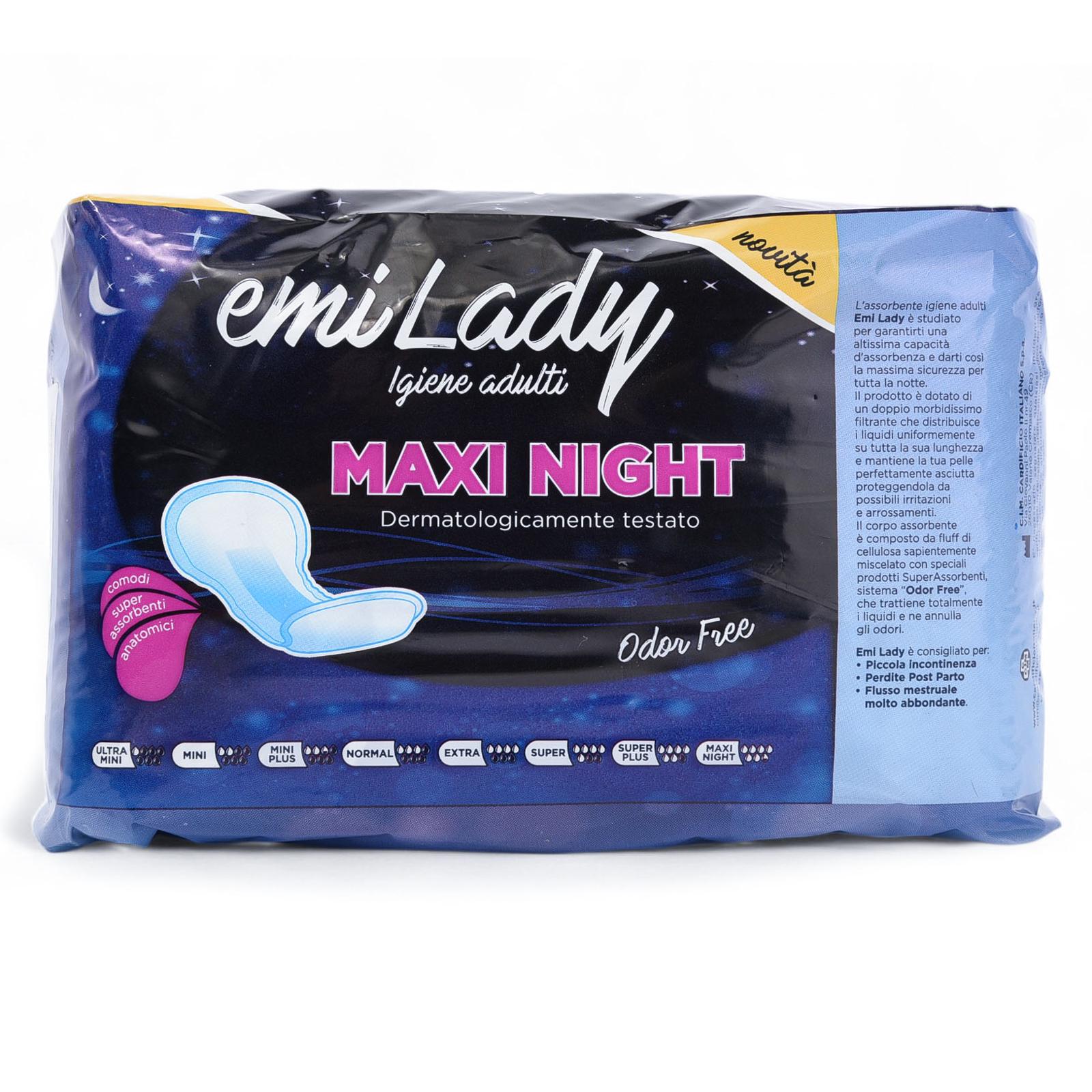 Прокладки женские урологические Emi Lady Maxi Night сложенные 7+ капель 10 шт. - фото 5