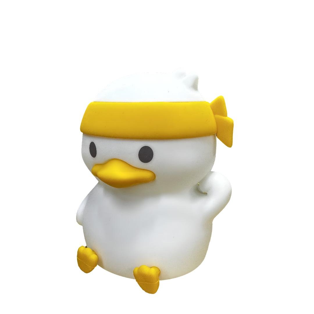 Ночник Утенок LED силиконовый с аккумулятором (DUCK)