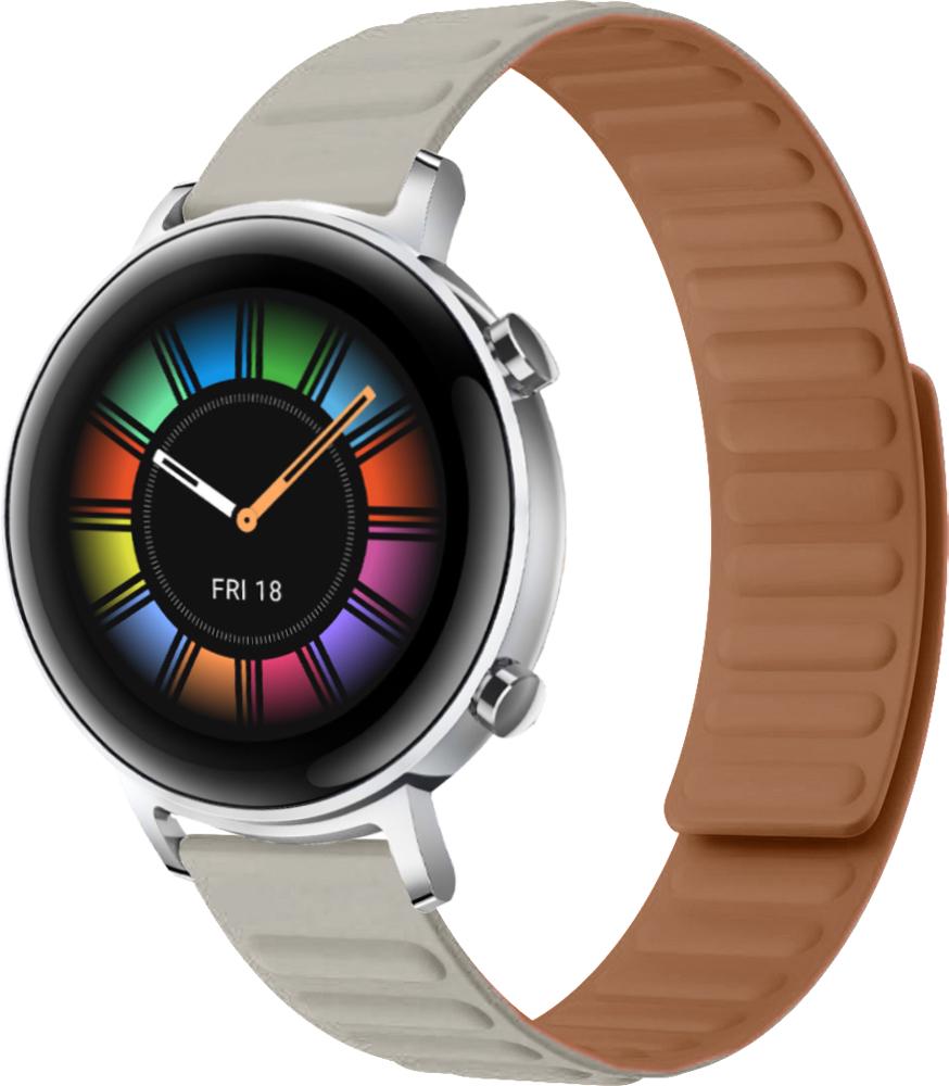 Ремінець Magneter для Huawei Watch GT 2 42 мм Beige (26611-34)