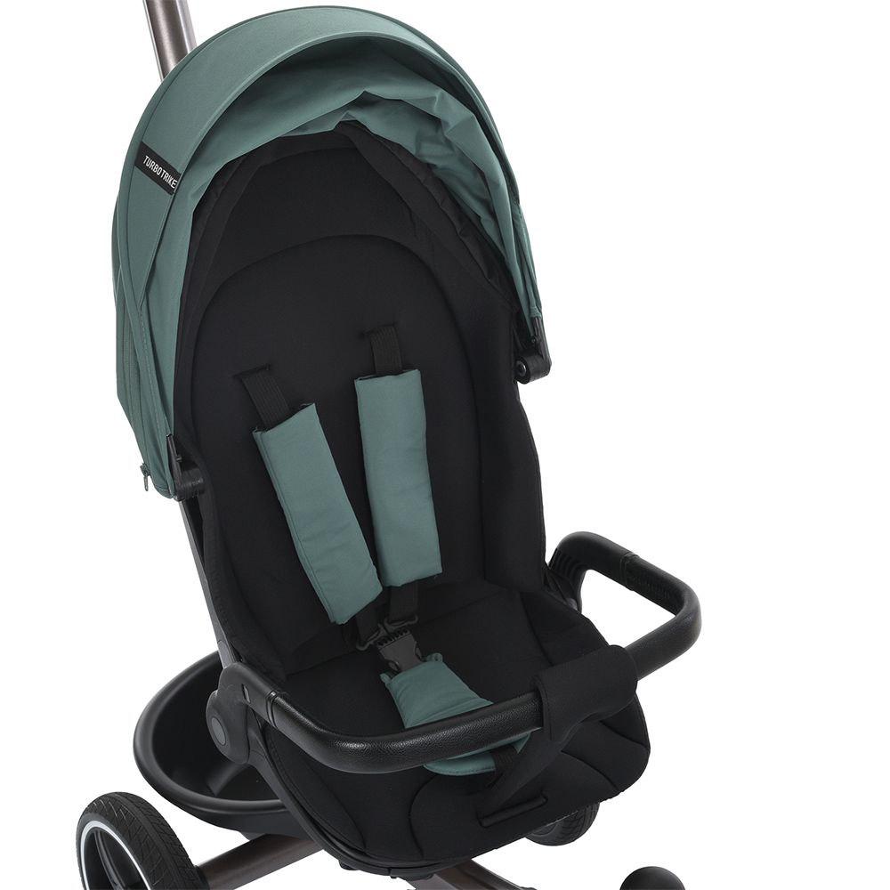 Велосипед детский 3-х колесный Turbo Trike MT 1002-4 от 1,5 до 3 лет поворотное сиденье Зеленый (24604066) - фото 5