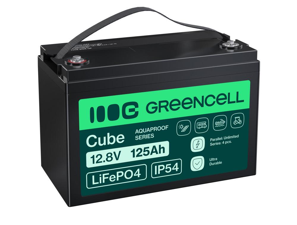 Акумулятор для ДБЖ/інвертора Green Cell Cube LiFePO4 12,8V 125Ah (LFPGC12V125AH)