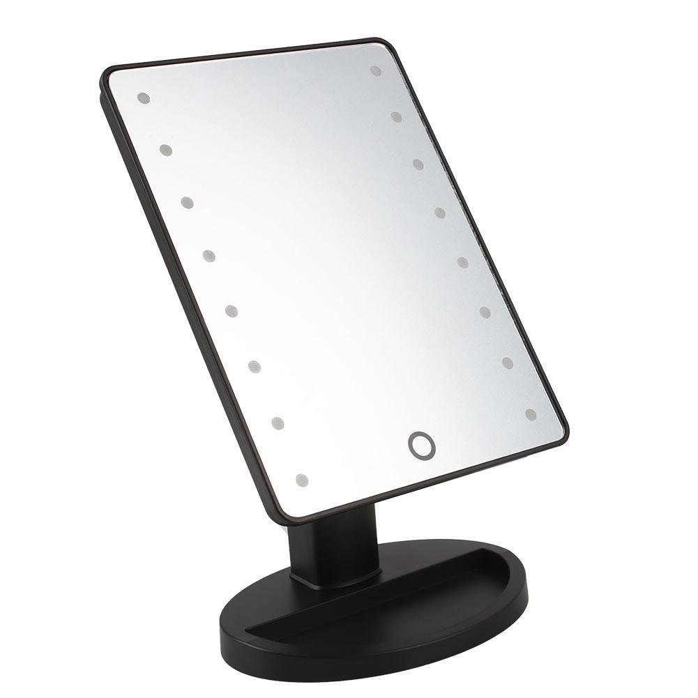 Косметичне дзеркало Magic Makeup Mirror R86667 з підсвіткою Чорний (5308)