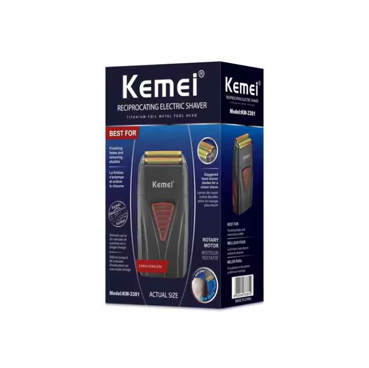 Электробритва аккумуляторная Kemei Km-3381 Finale Shaver - фото 7