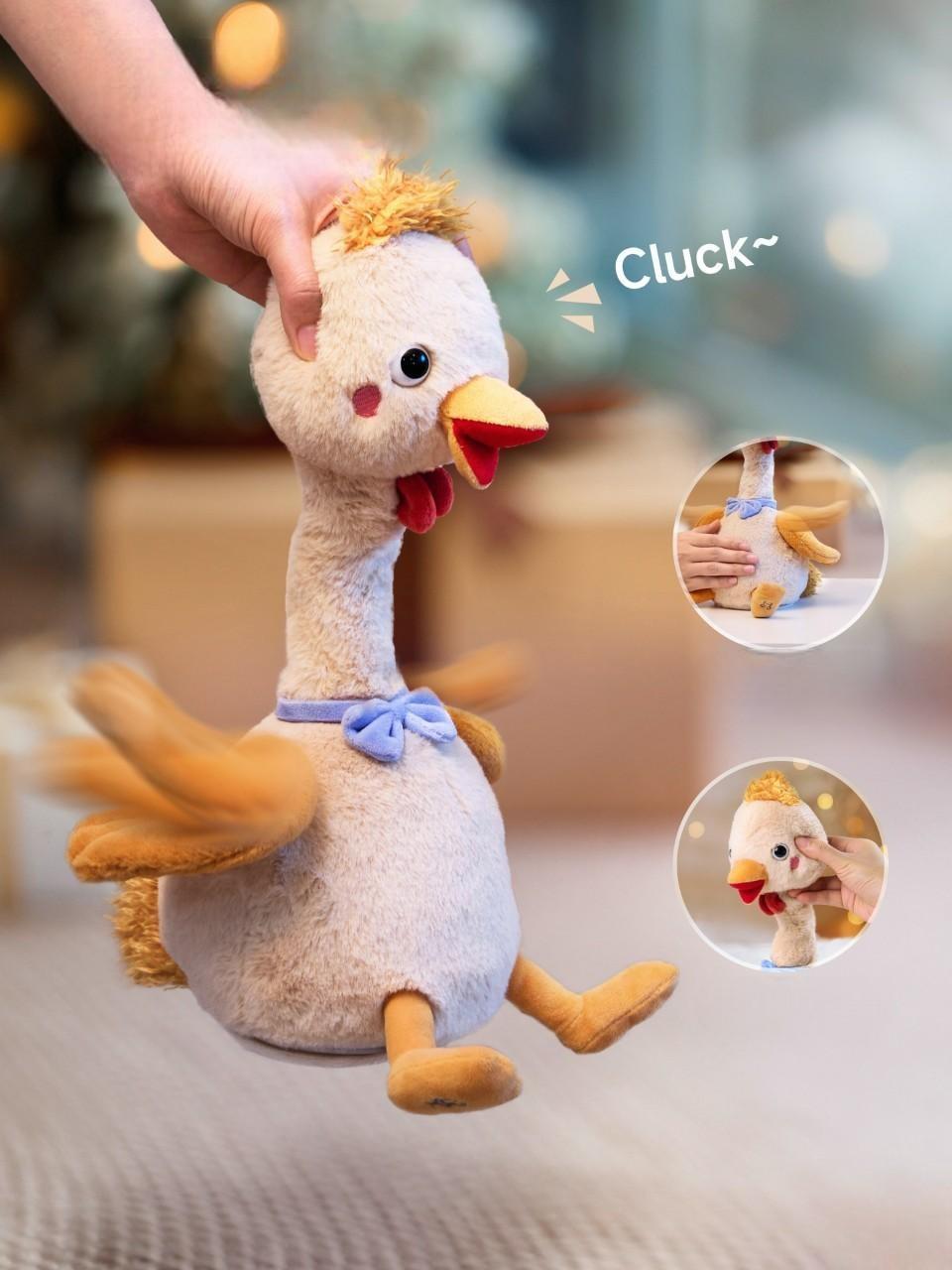 Іграшка м'яка Tumama Гуска танцююча Бежевий - фото 5