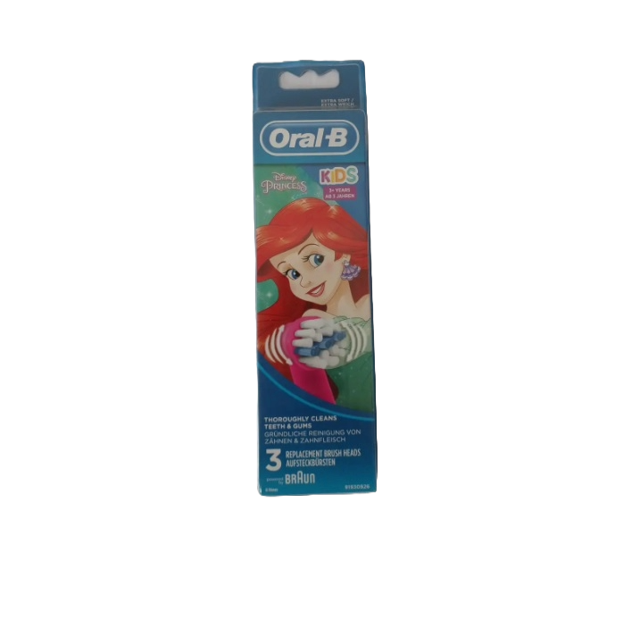 Насадки для електричної зубної щітки Oral-B Princess дитячі змінні 3 шт. (4210201781950)