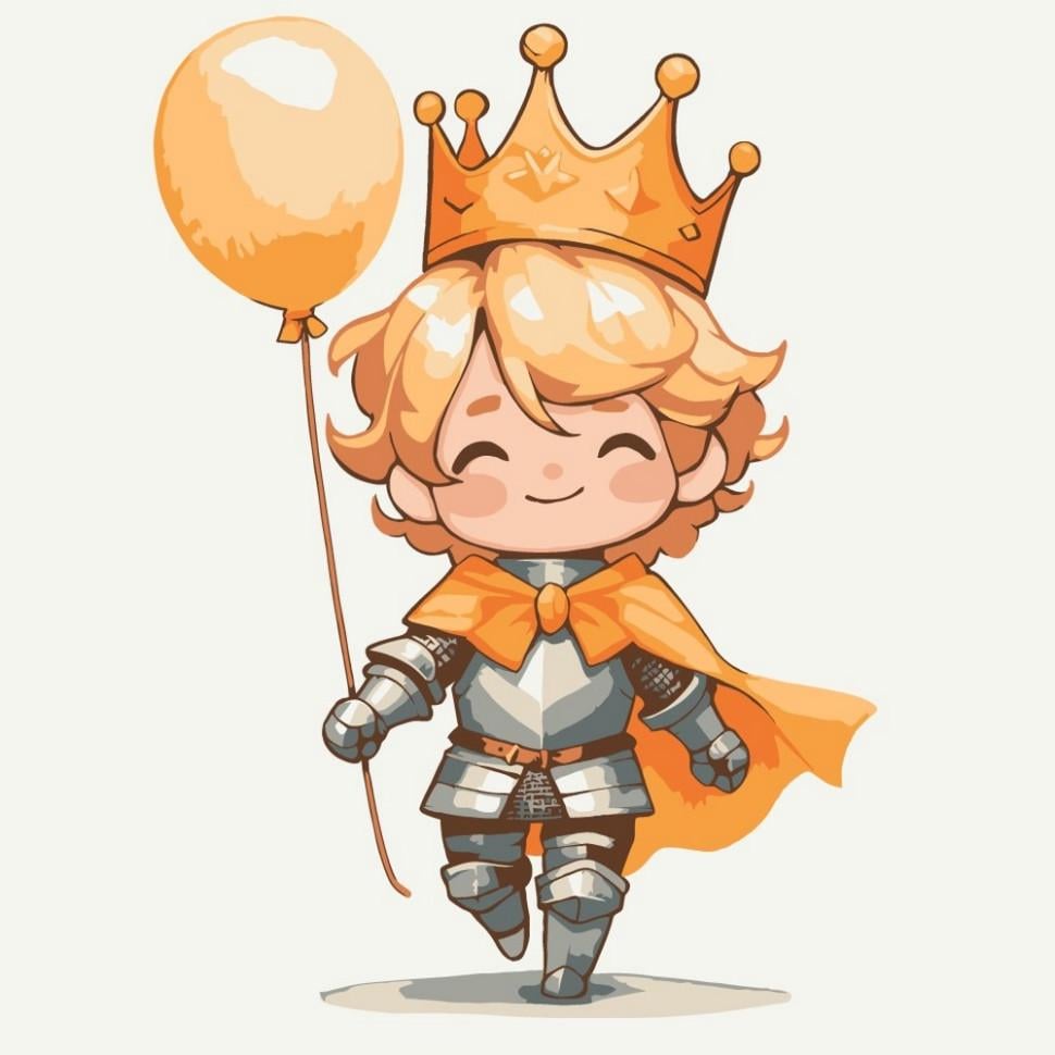 Картина по номерам ART CRAFT Маленький рыцарь 30x30 см Разноцветный (PM-194-K-1565)