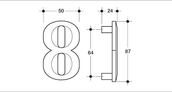 Меблева ручка Poliplast цифра вісімка РП-8 Червоний глянцевий (16417) - фото 4 Меблева ручка Poliplast цифра вісімка РП-8 Червоний глянцевий (16417) - фото 4
