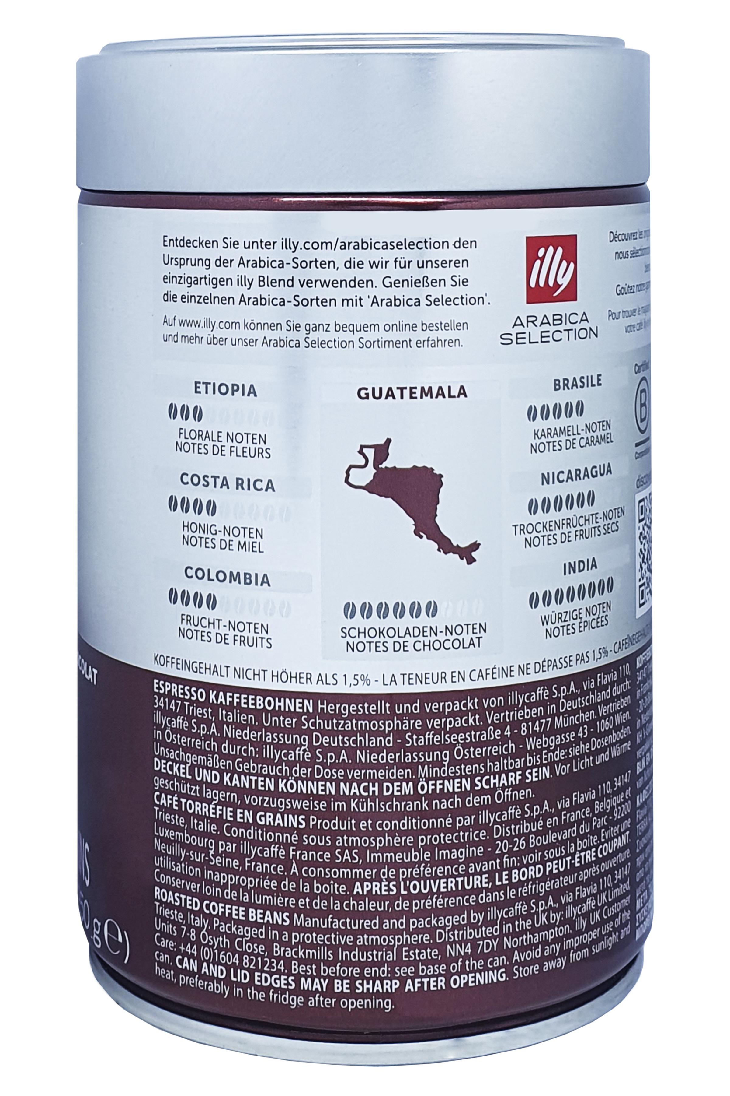 Кава illy Monoarabica Guatemala зерно в металевій банці 250 г (52566) - фото 3 Кава illy Monoarabica Guatemala зерно в металевій банці 250 г (52566) - фото 3