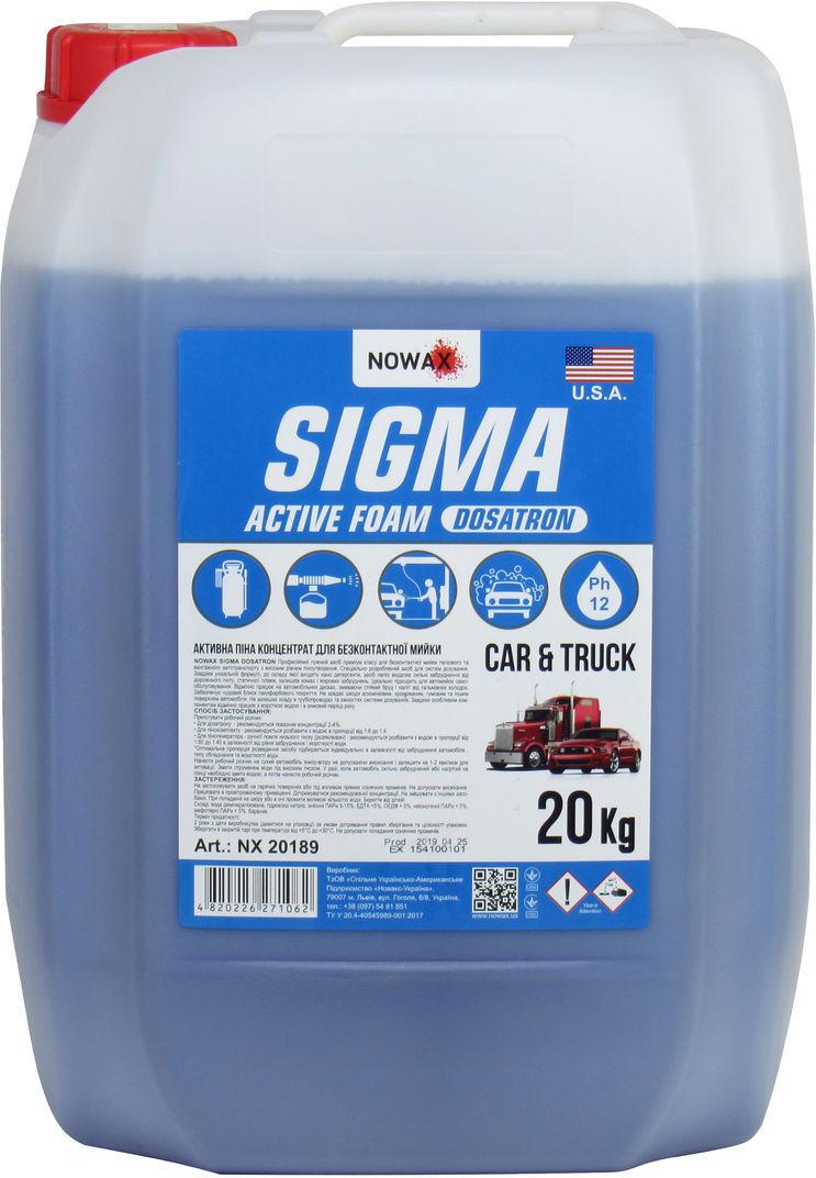 Шампунь Nowax Sigma Dosatron Active Foam для бесконтактной мойки 20 кг (0100372)