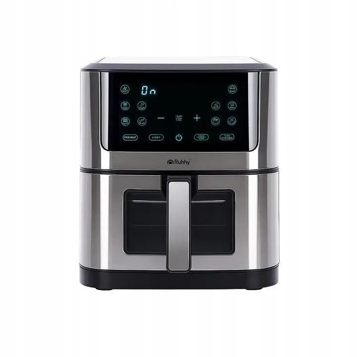 Аерофритюрниця Ruhhy 8 л 2000 Вт антипригарне покриття PTFE/10 програм/сенсорне керування/80–200 °C/таймер 60 хвилин