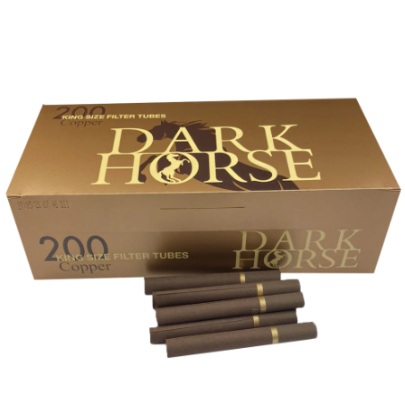 Гильзы для набивания сигарет Dark Horse Copper King Size 200 шт. Коричневый (23068)