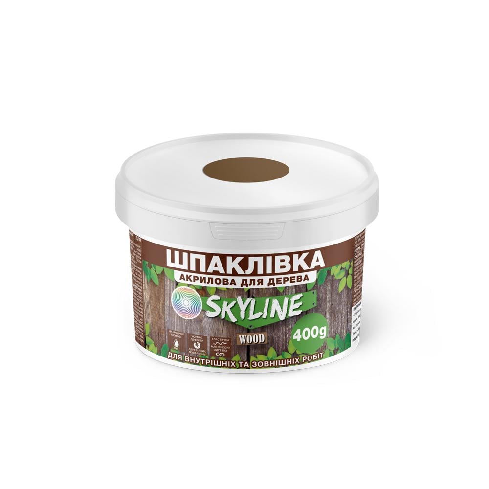 Шпаклівка акрилова Skyline Wood для дерева 400 г Горіх - фото 1