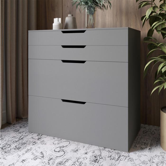 Комод-трюмо с зеркалом 700х450х820 см Азия/Антрацит - фото 4