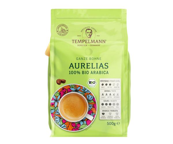 Кава в зернах Tempelmann Aurelias Espresso Bio 500 г