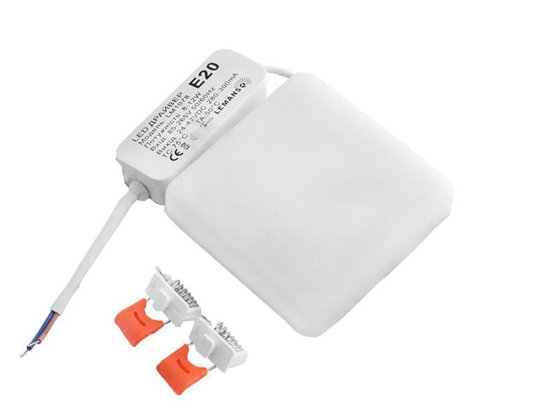 Світильник світлодіодний Lemanso LM1078 Стелс 10 Вт 900 Лм 4500K квадратний (2874)