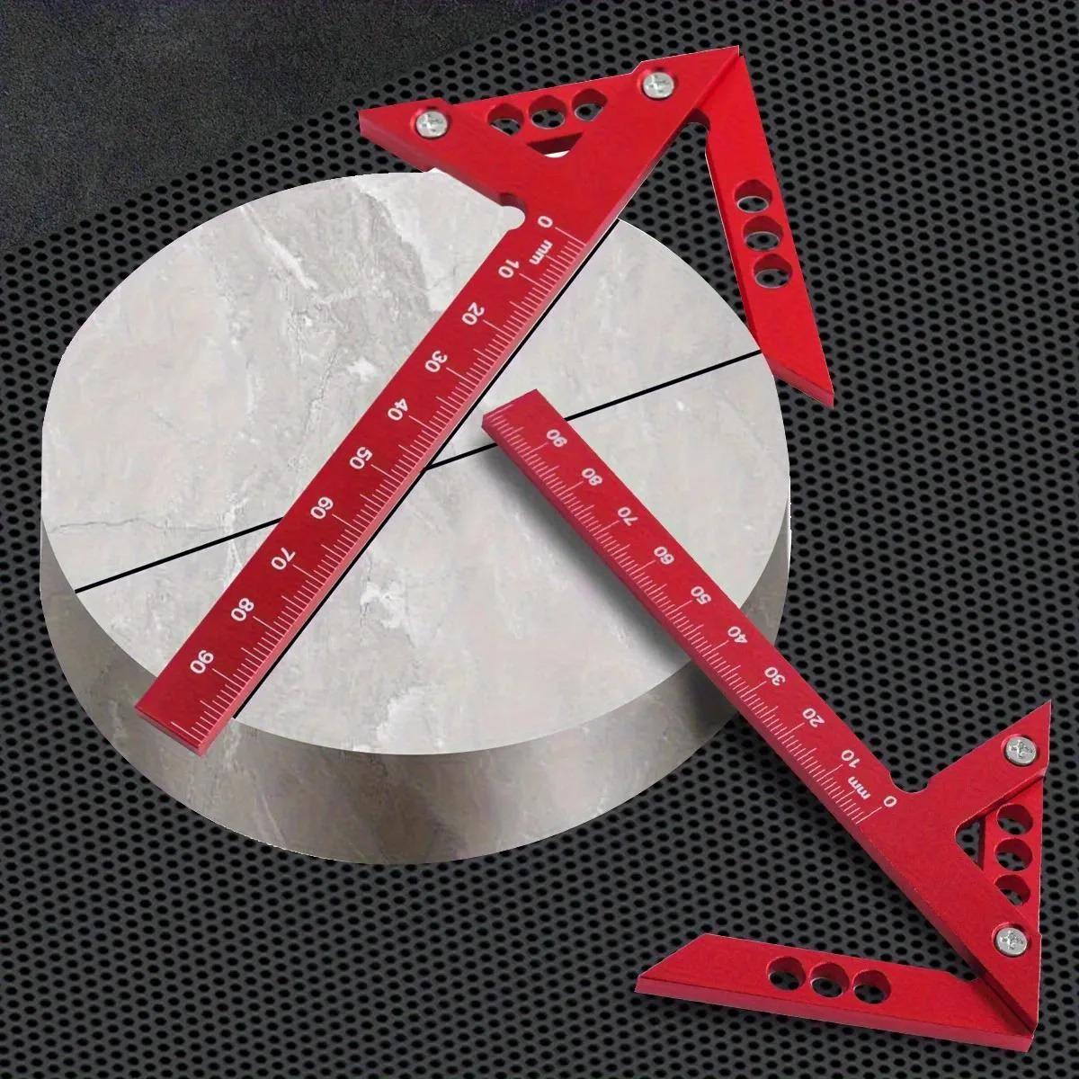 Лінійка центрошукач з прямим кутом 45/90° (734188) - фото 6 Лінійка центрошукач з прямим кутом 45/90° (734188) - фото 6