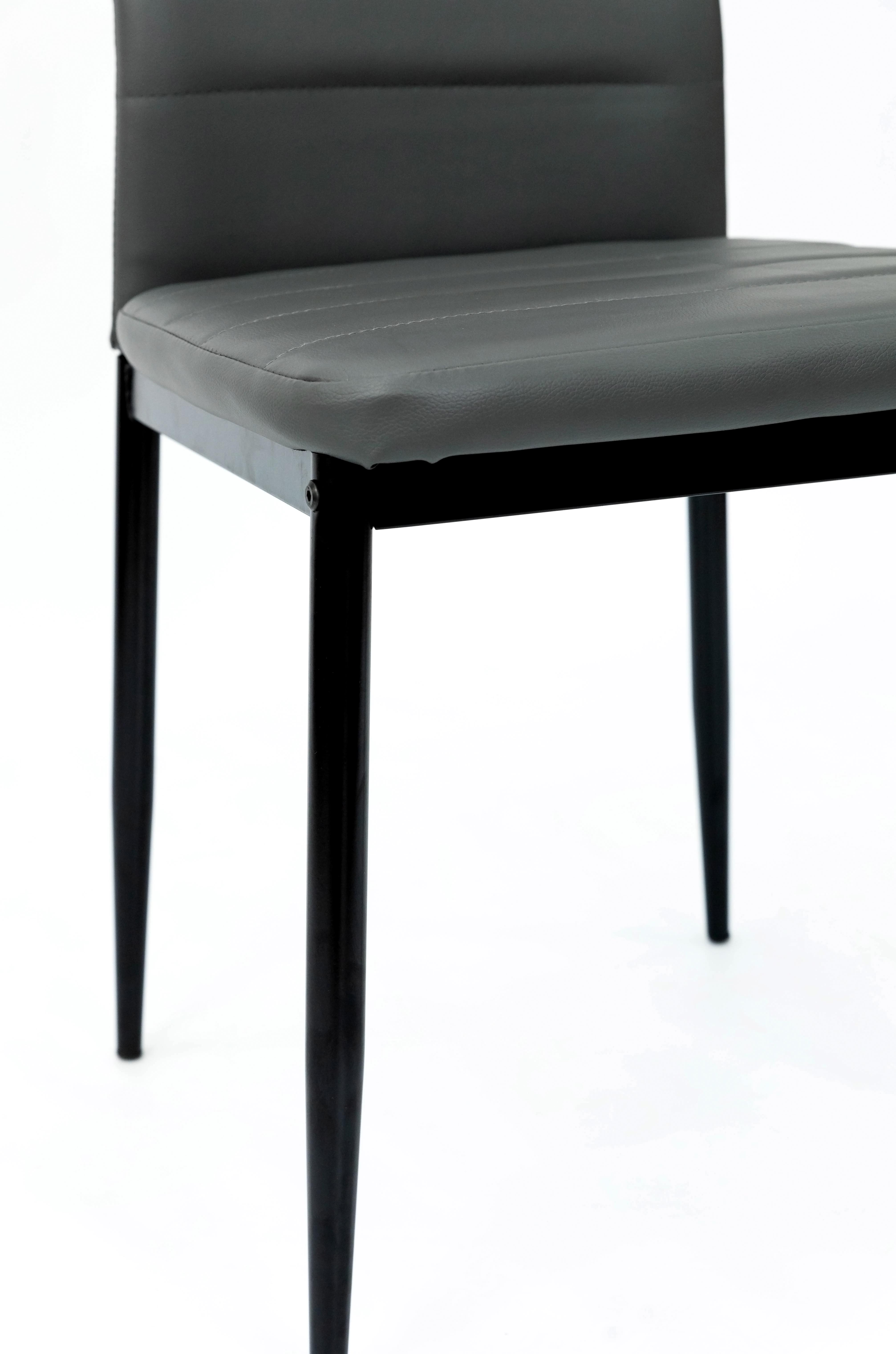 Стілець для кухні та вітальні ГРЕЙС Ріо 390х960х530 мм Чорний/Сірий (GAА0055297) - фото 7 Стілець для кухні та вітальні ГРЕЙС Ріо 390х960х530 мм Чорний/Сірий (GAА0055297) - фото 7