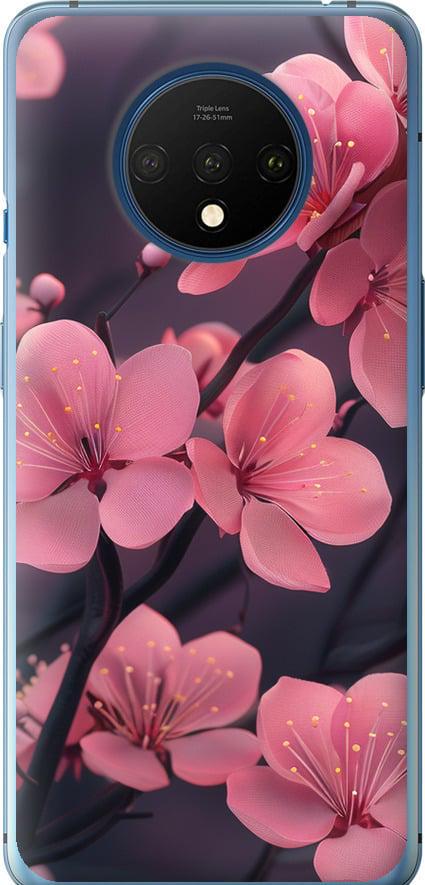 Чехол на OnePlus 7T Пурпурная сакура (6075u-1809-42517)