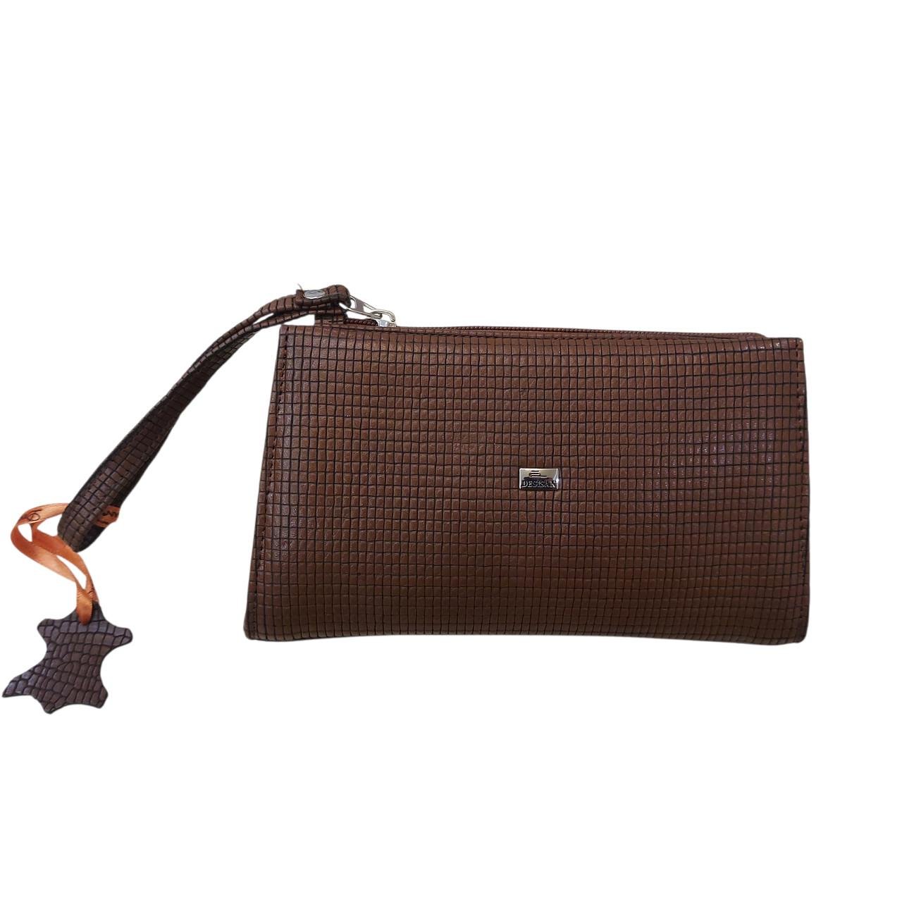 Сумочка-косметичка кожаная Lira Brown Mini 065 Lazer Brown Сумочка-косметичка кожаная Lira Brown Mini 065 Lazer Brown