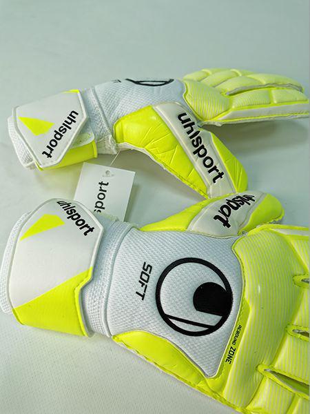 Рукавиці воротарські Uhlsport Pure Alliance Soft Pro 1011172 01 р. 8 Жовто-білий - фото 4