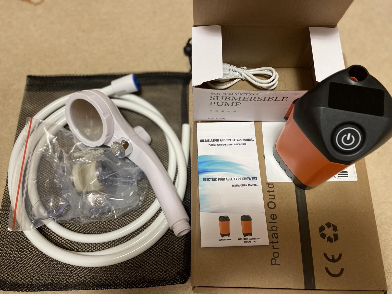 Душ портативний акумуляторний 4800 мА-год - фото 5 Душ портативний акумуляторний 4800 мА-год - фото 5