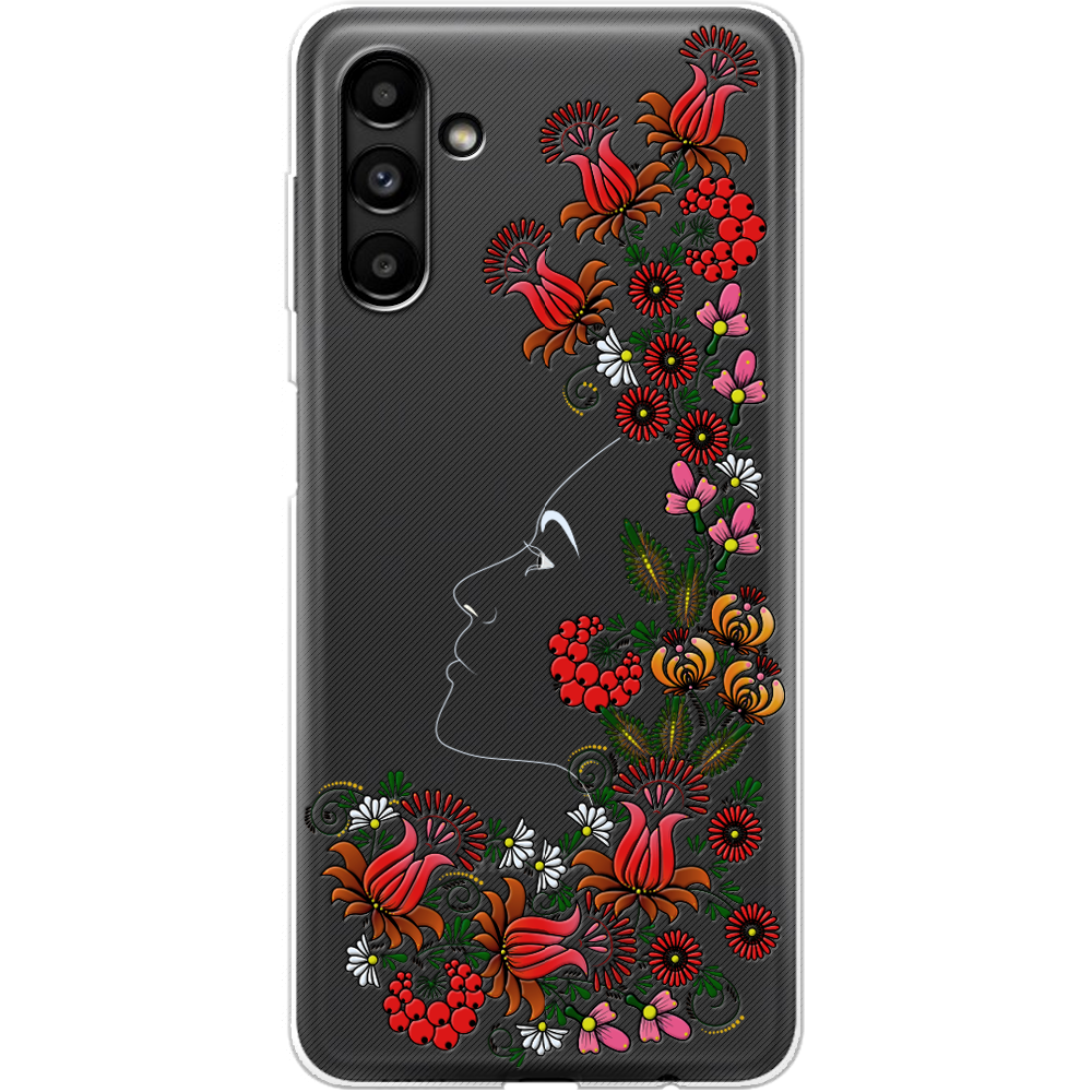 Чехол BoxFace Samsung Galaxy A13 (A136) 3D Ukrainian Muse Прозрачный силикон (44113-bk64-44113)