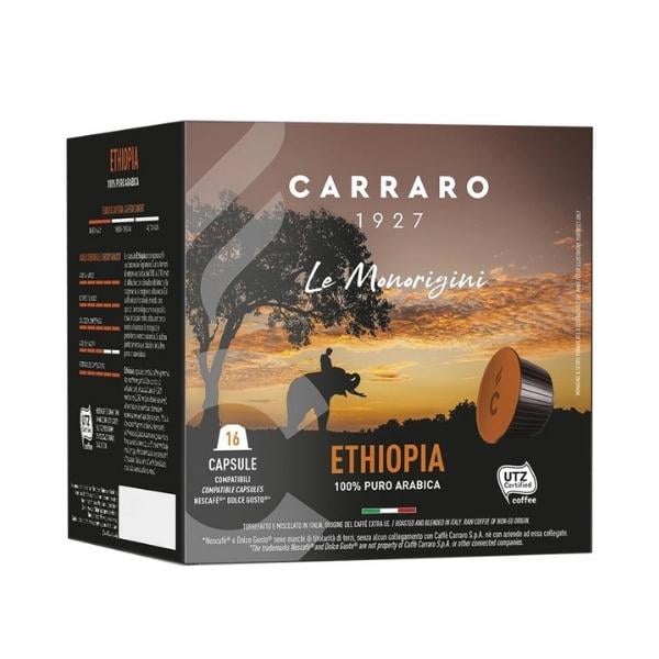 Кофе в капсулах Carraro Dolce Gusto Ethiopia 16 шт. (car90017) Кофе в капсулах Carraro Dolce Gusto Ethiopia 16 шт. (car90017)