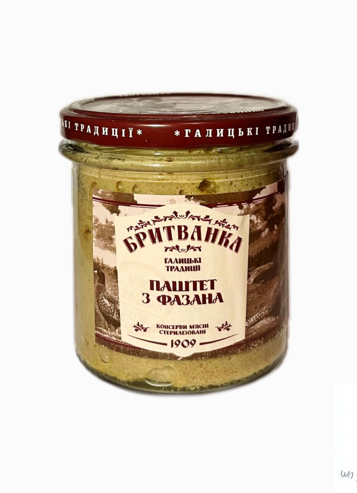 Паштет Бритванка "З фазана" 310 г (33347701)