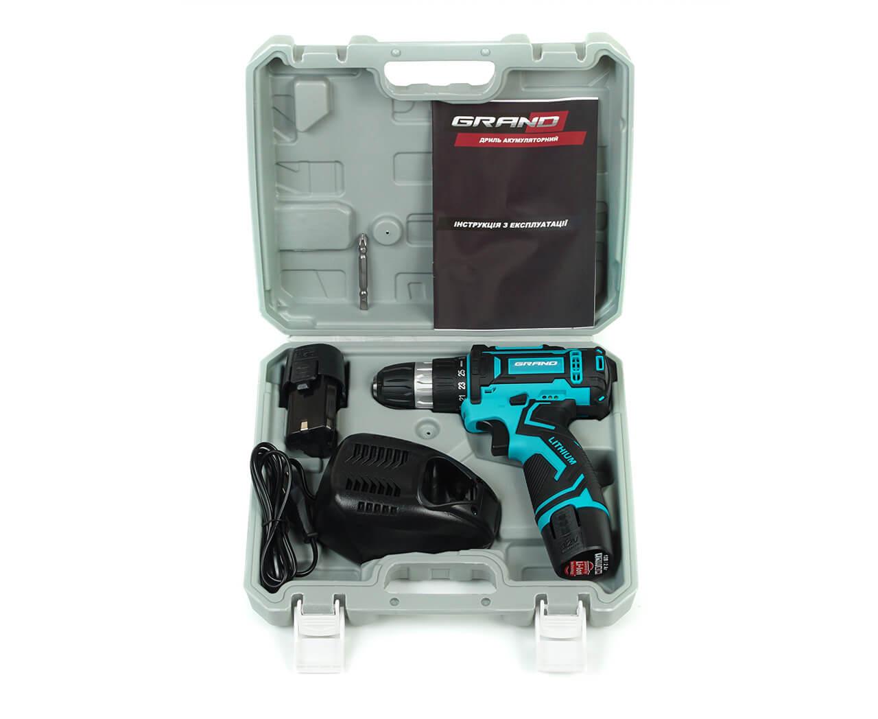 Шуруповерт аккумуляторный Grand ДА-12Li (2531) - фото 2