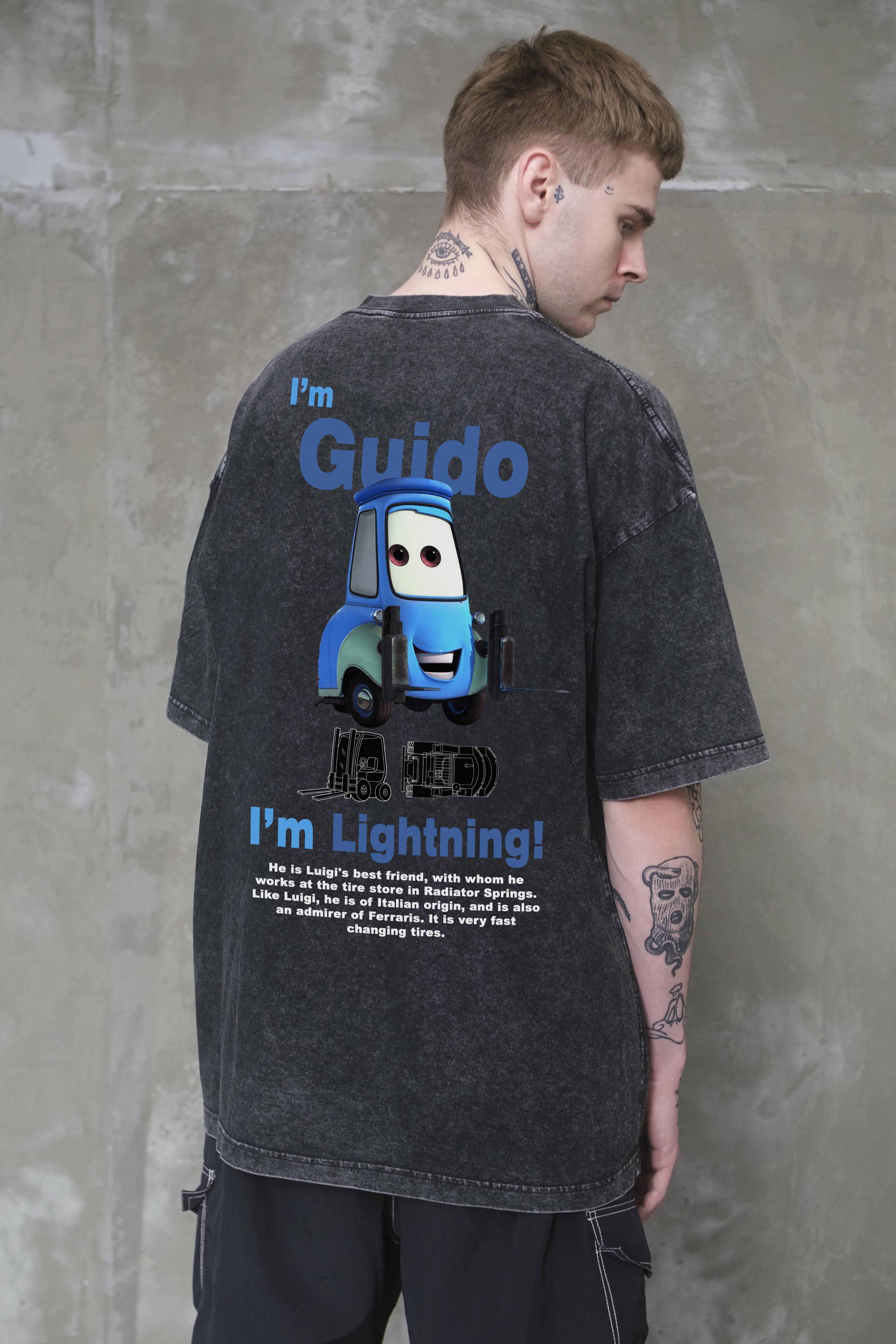 Футболка оверсайз Without Washed Guido L/XL Black (L/XL8056336 8056337)