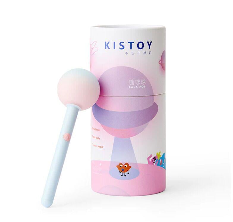 Вибратор-конфета на палочке Kistoy Lala Pop 2 мотора/маска на глаза (SO8710) Вибратор-конфета на палочке Kistoy Lala Pop 2 мотора/маска на глаза (SO8710)