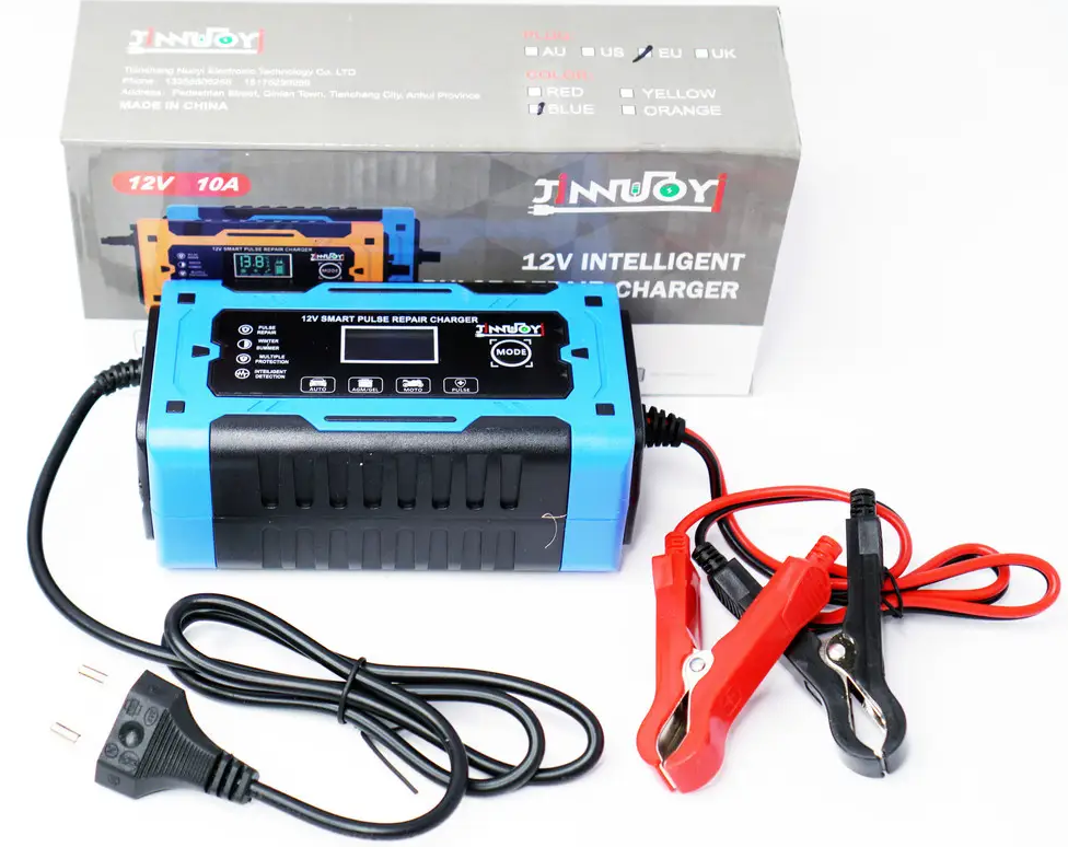 Зарядний пристрій автомобільний 12В 10А Blue (26642934) - фото 10 Зарядний пристрій автомобільний 12В 10А Blue (26642934) - фото 10