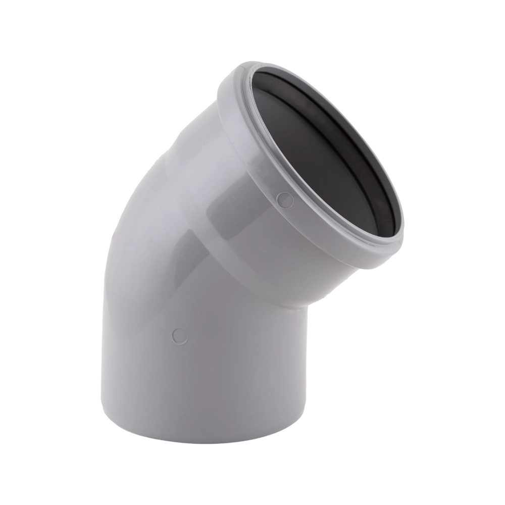 Колено TA Sewage с уплотнительным кольцом 110x110 мм 45° (SD00034418)