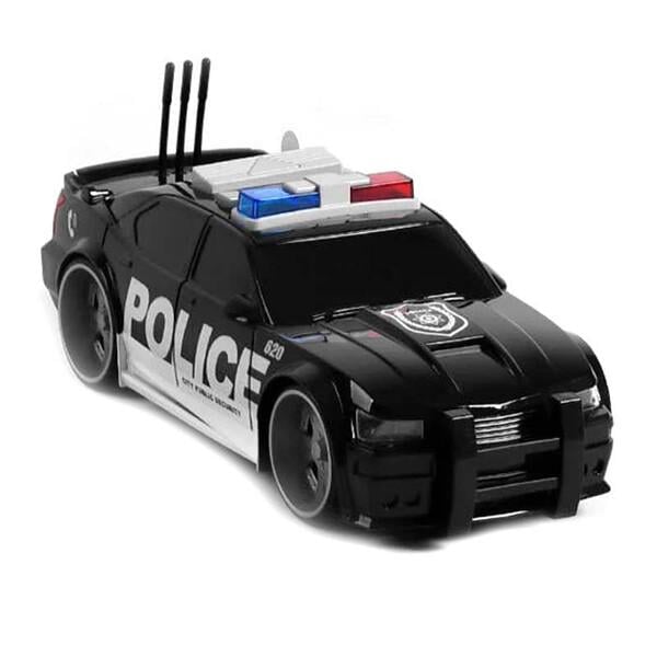 Машинка полицейская с мигалкой и сиреной детская 24 см Черный (59142)