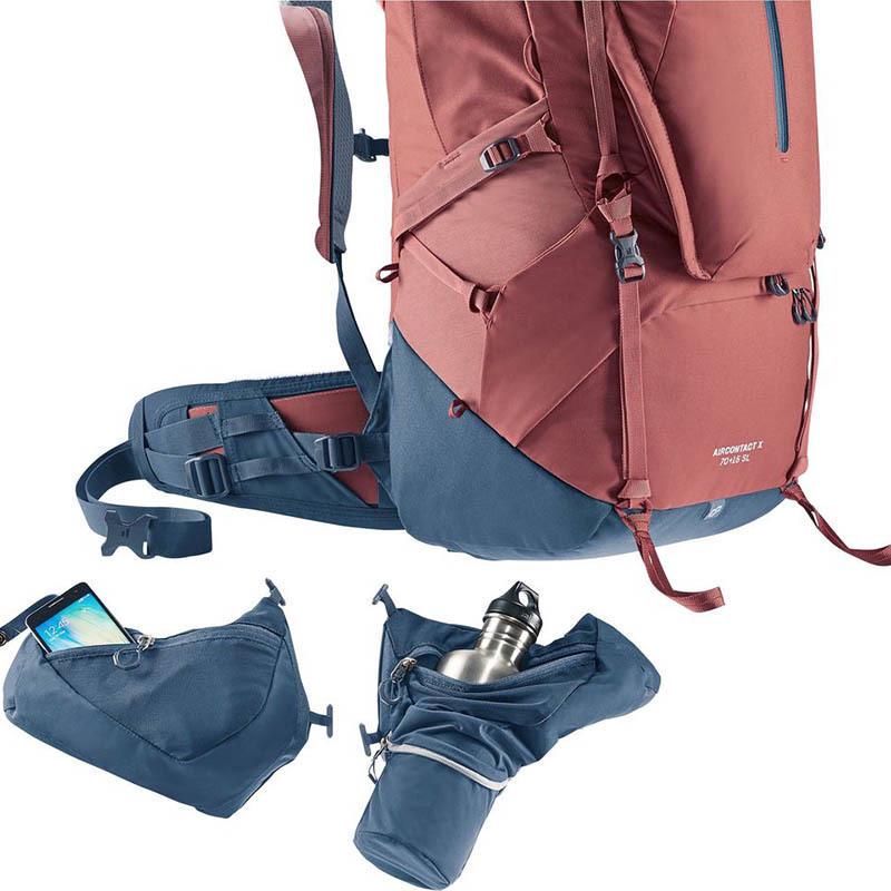 Туристичний рюкзак Deuter Aircontact X 70+15 л SL Redwood-Ink (3370322 5335) - фото 10