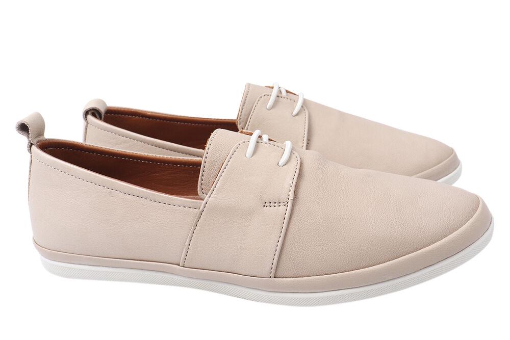 Туфли женские Gossi из кожи на низком ходу р. 36 Бежевый (73-21DTC) Туфли женские Gossi из кожи на низком ходу р. 36 Бежевый (73-21DTC)