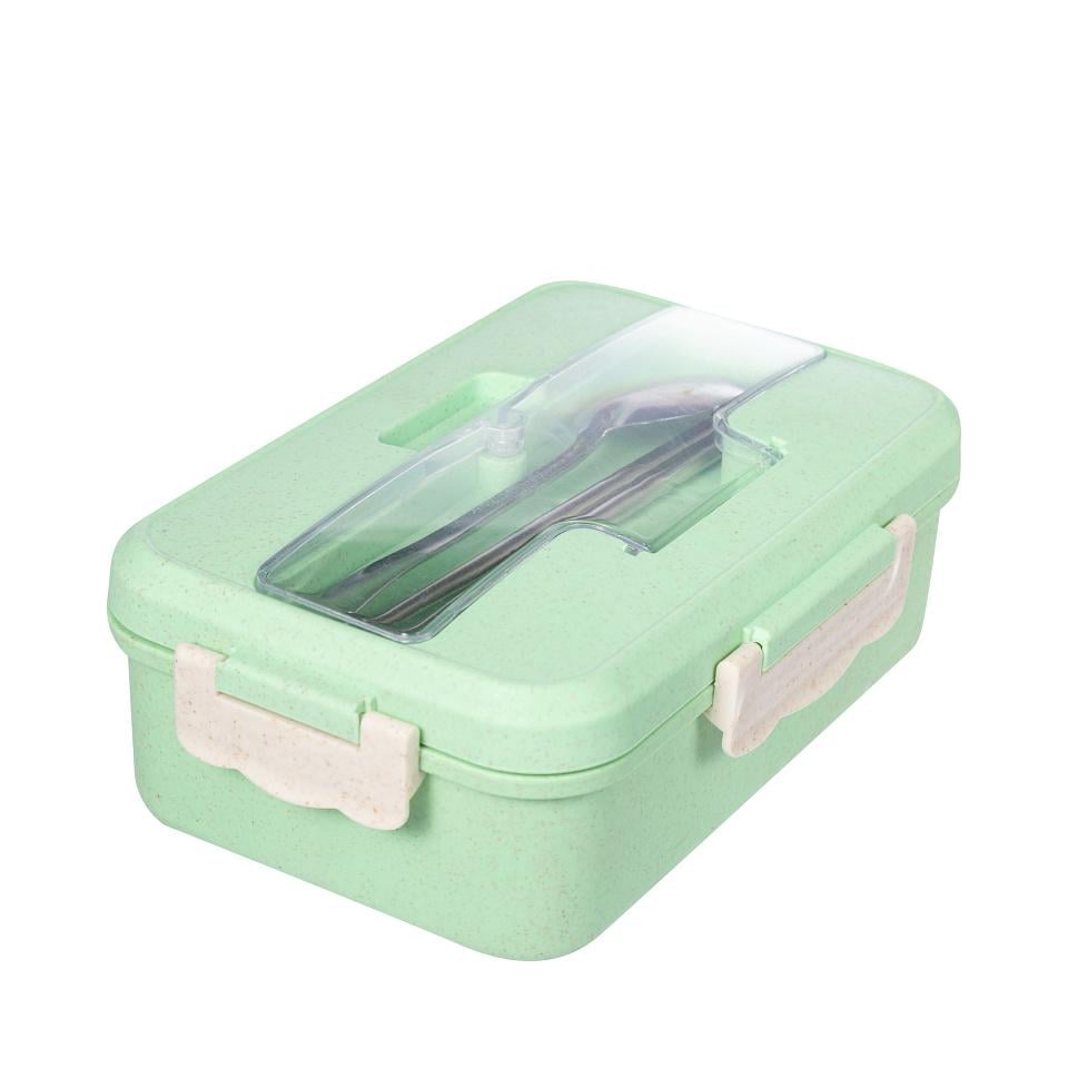 Ланч бокс екологічний із пшеничного волокна Зелений