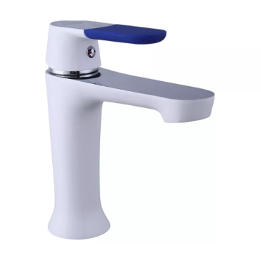 Змішувач для умивальника Frap F1034 Білий/Хром