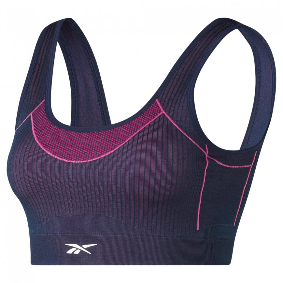 Топ женский Reebok WOR MYT Seamless Br VECNAV GE3336 XS Синий