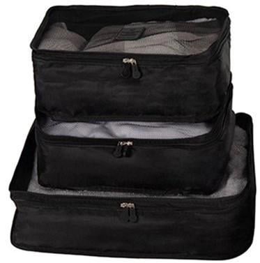 Набор органайзеров для путешествий Stenson R82637-BK 6 шт. 40x30 см Черный (596772) - фото 3