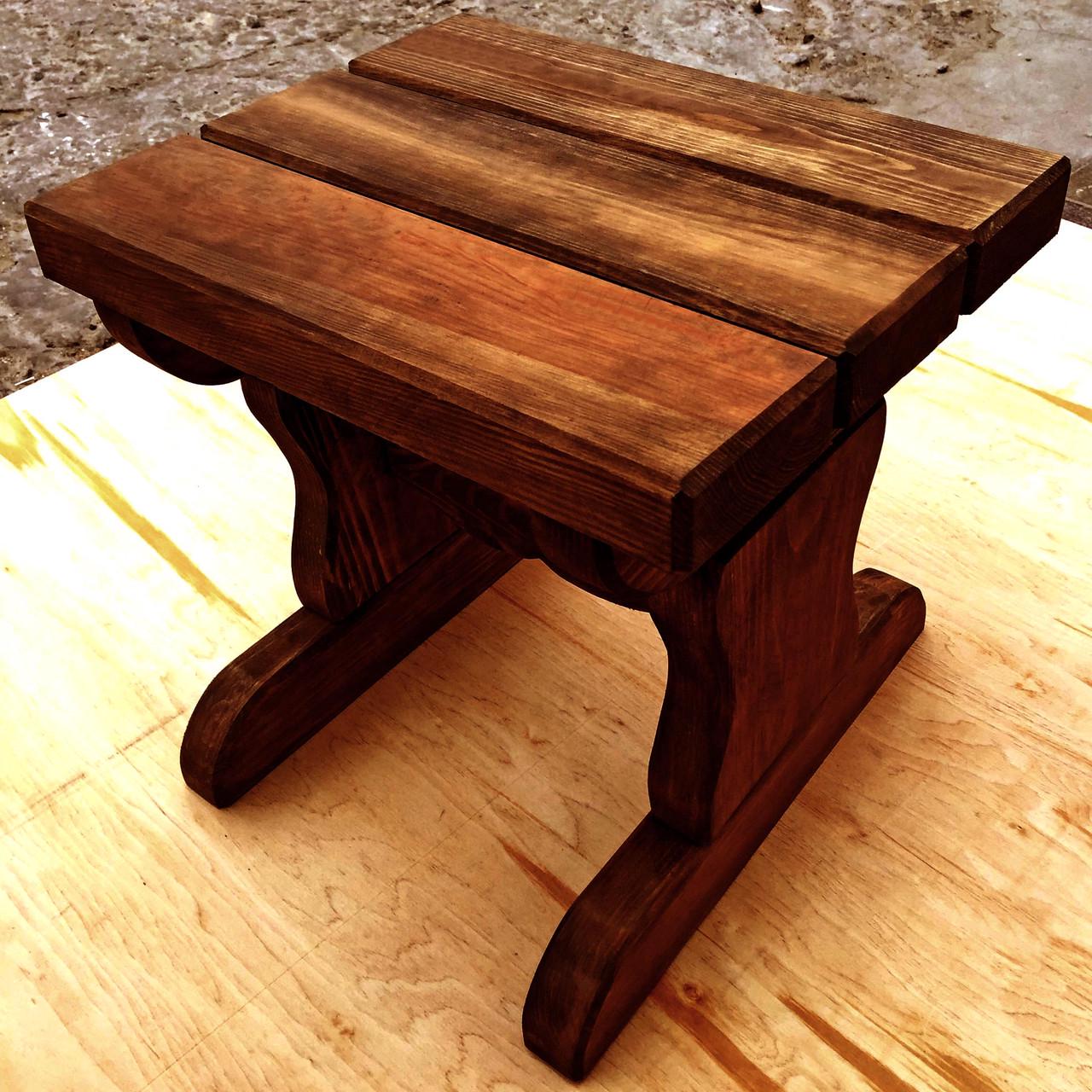 Табурет из дерева Черемош 45 Латте (ТАБ-450516)